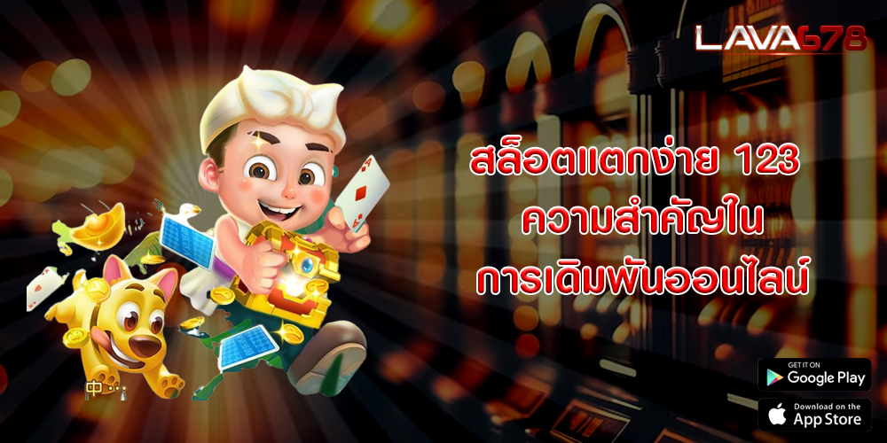 สล็อตแตกง่าย 123 ความสำคัญในการเดิมพันออนไลน์